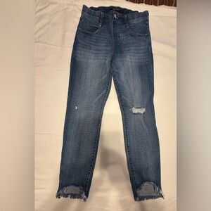 Liverpool Jeans Company Blue Distressed Straight Leg Jeans